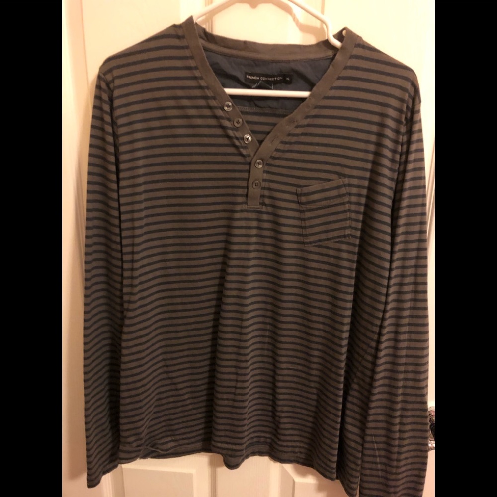 2 French Connection Men’s Long Sleeve shirts XL